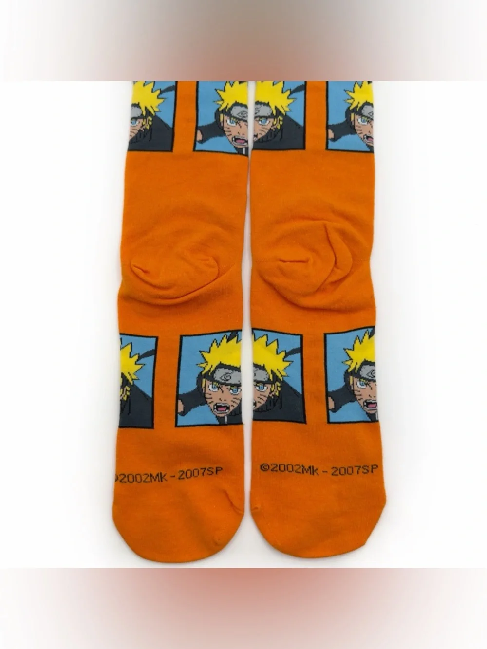 Odd Sox Naruto Shippuden Crew Socks Mens Womens Anime Cartoon Orange Fun Gift